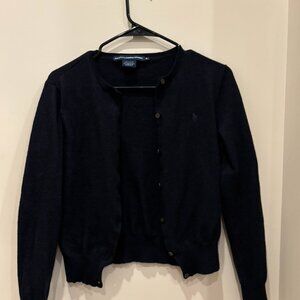 Ralph Lauren Sport Navy Cardigan